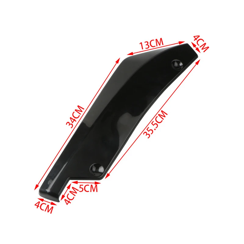 2x Автомобильный задний бампер угловой сплиттер спойлер диффузор утюжок подходит