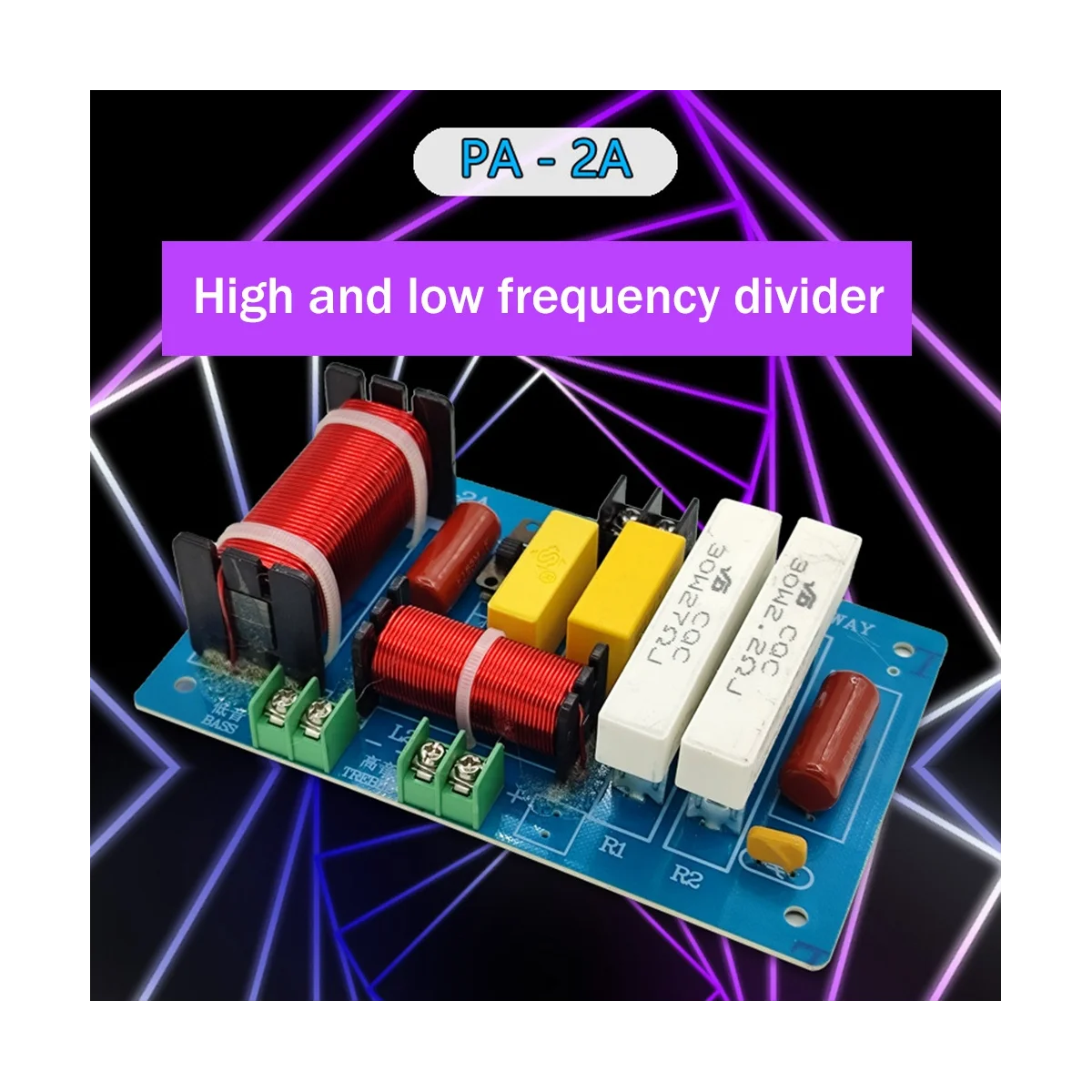 Разделитель динамиков PA-2A 450W 2 Way Audio