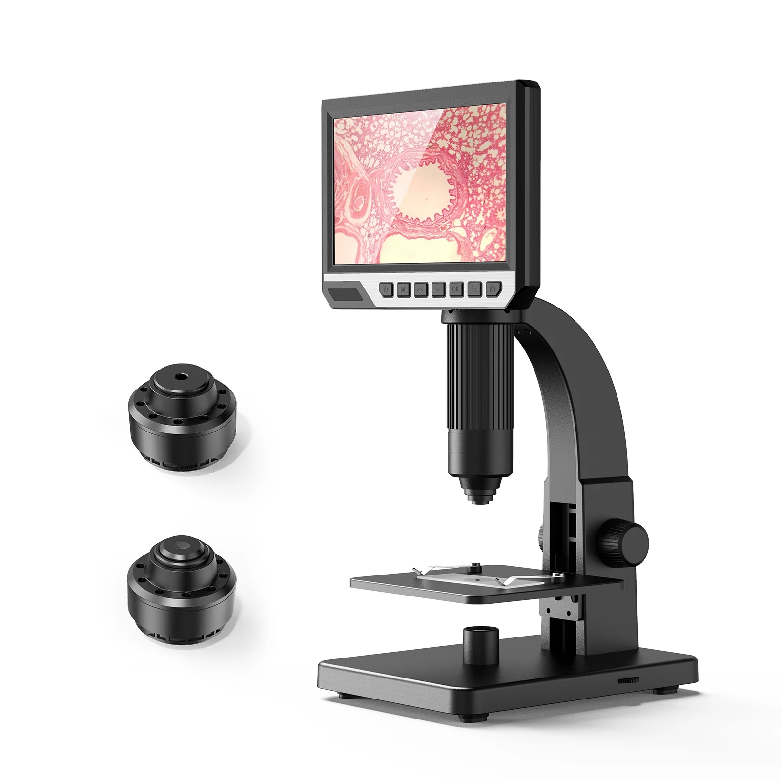 

12MP Pixel 2000X Zoom Digital Microscope With 7 inch IPS HD Screen 2600mah Rechargeable Electric Microscope Camera