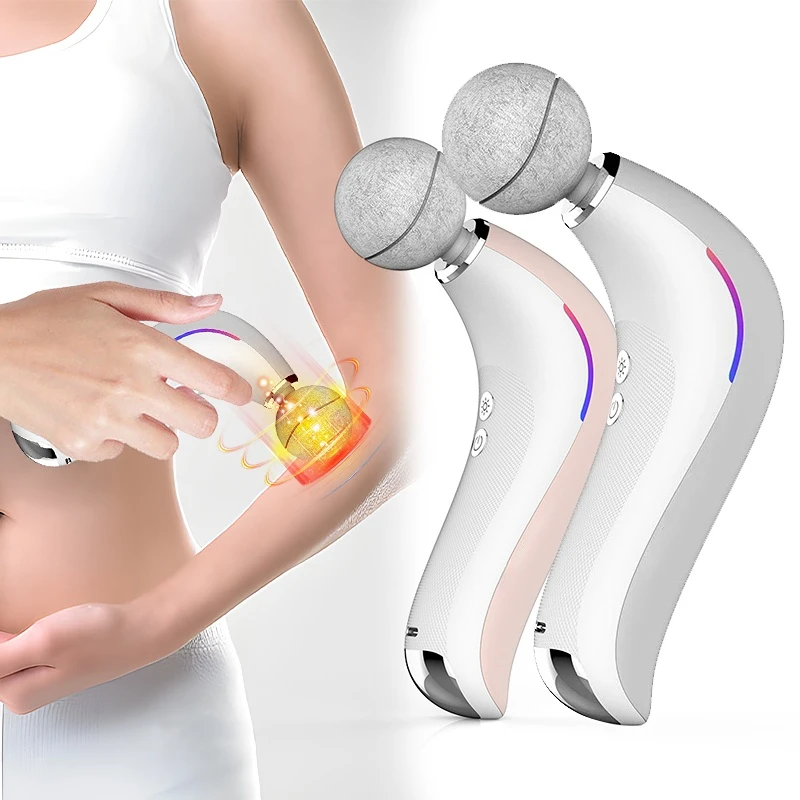 

Мини-массажер для мышц, массажер для шеи и спины, Электрический Профессиональный массажер для мужчин и женщин для расслабления и вибрации