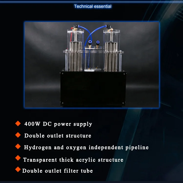 Мини портативный генератор разложения воды на водород и кислород с электролизом по экономичной цене.