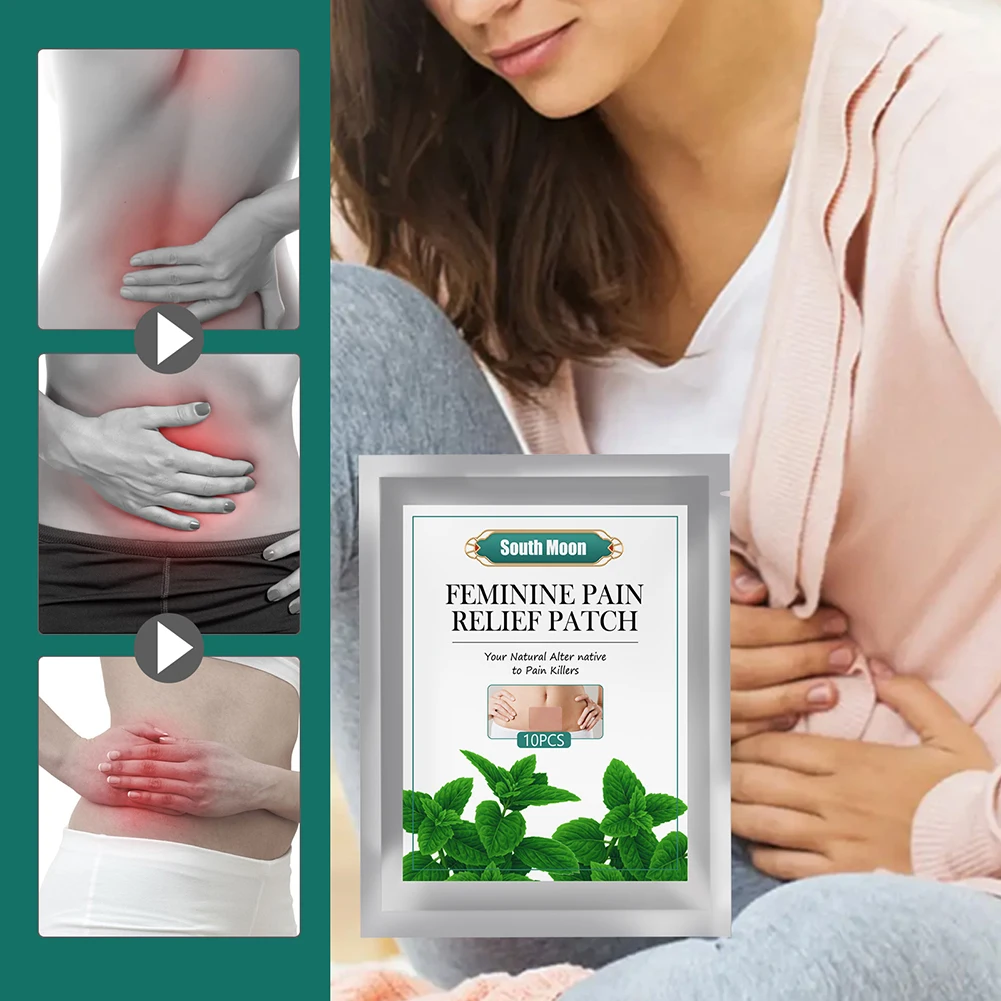 

Portable Menstrual Cramps Relief Heating Pads Disposable Adhesive Herbal Sticker Instant PMS Relief Period Pain Pad for Women