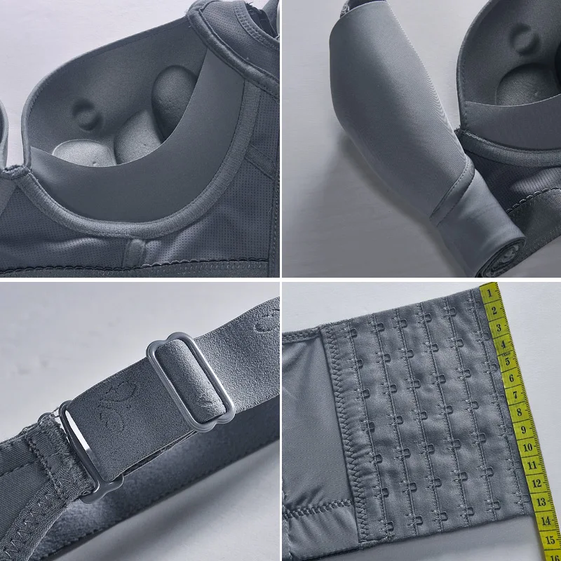 Push Up Bra for Women Corset Top Shapewear Brassiere Wide Back Support Posture Bra B C D cups soutien gorge femme