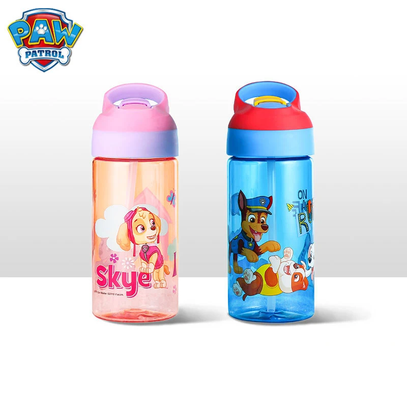 450ml Spin Master Cartoon Cups Kids Outdoor Portable Water PAW Patrol Tritan BPA Free High Capacity Baby Water Bottle Sippy Cup