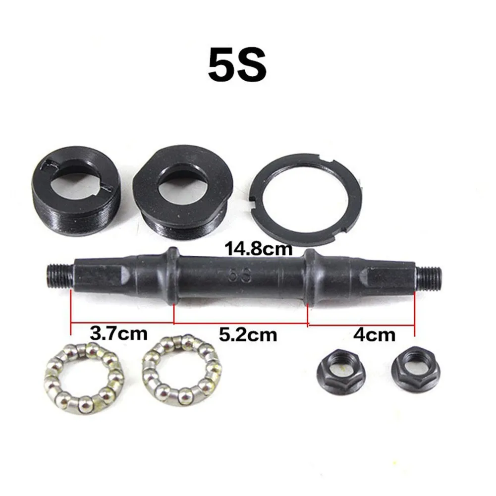 

Bearings Bottom Bracket Axle Bicycle Parts Black Complete Bike/Bicycle Replacement Multi-size For 68mm BB Shell