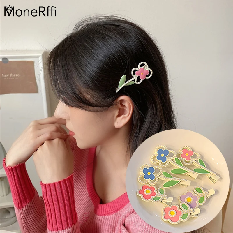 

Милые заколки для волос с цветами для девочек, милые детские заколки для волос, боковые заколки для волос, повязки на голову, заколки, модные ...