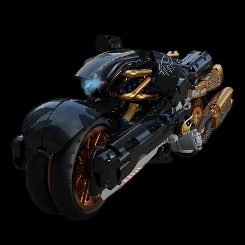 Финальная фантазия Fenrir техническая идея мотоцикл 10248 MOC быстрая скорость модель