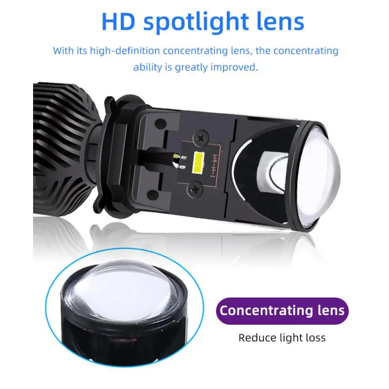 Мини линзы на дальний свет. Led h4 Mini led Lens y2. Led Projector Light h4 Mini led Lens. Mini led Headlight Lens h4. Led лампы мини линзы h4.