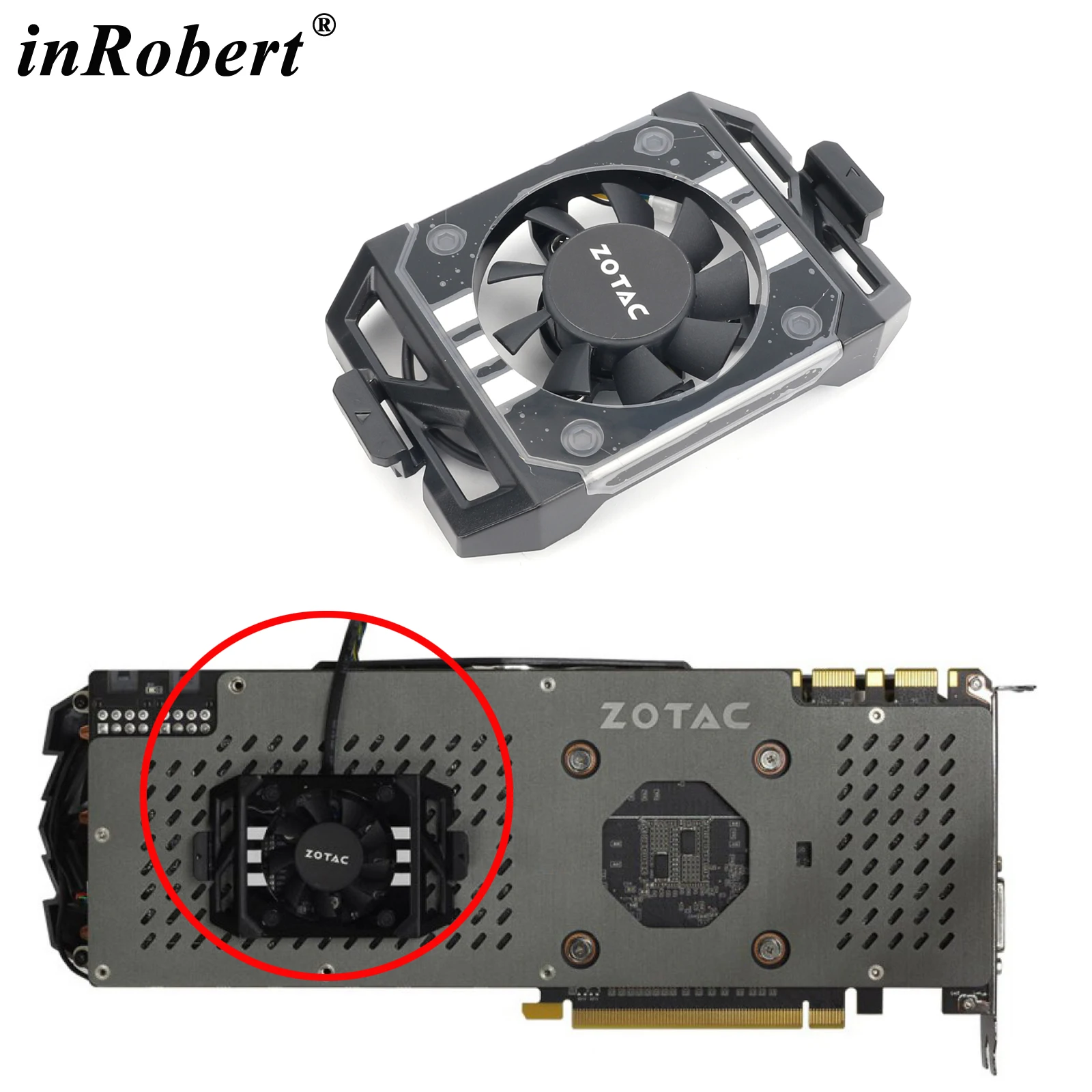 GA41S2L 12V 0.1a охладитель для видеокарты Zotac GTX 1060 1070 Ti 1080 Plus |