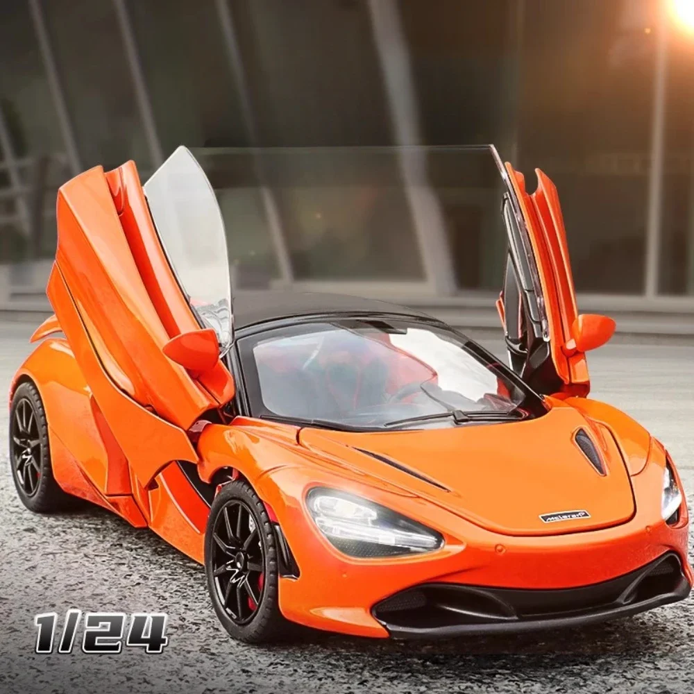 1:24 масштаб 720S игрушка модель спортивного автомобиля амортизирующий сплав литые