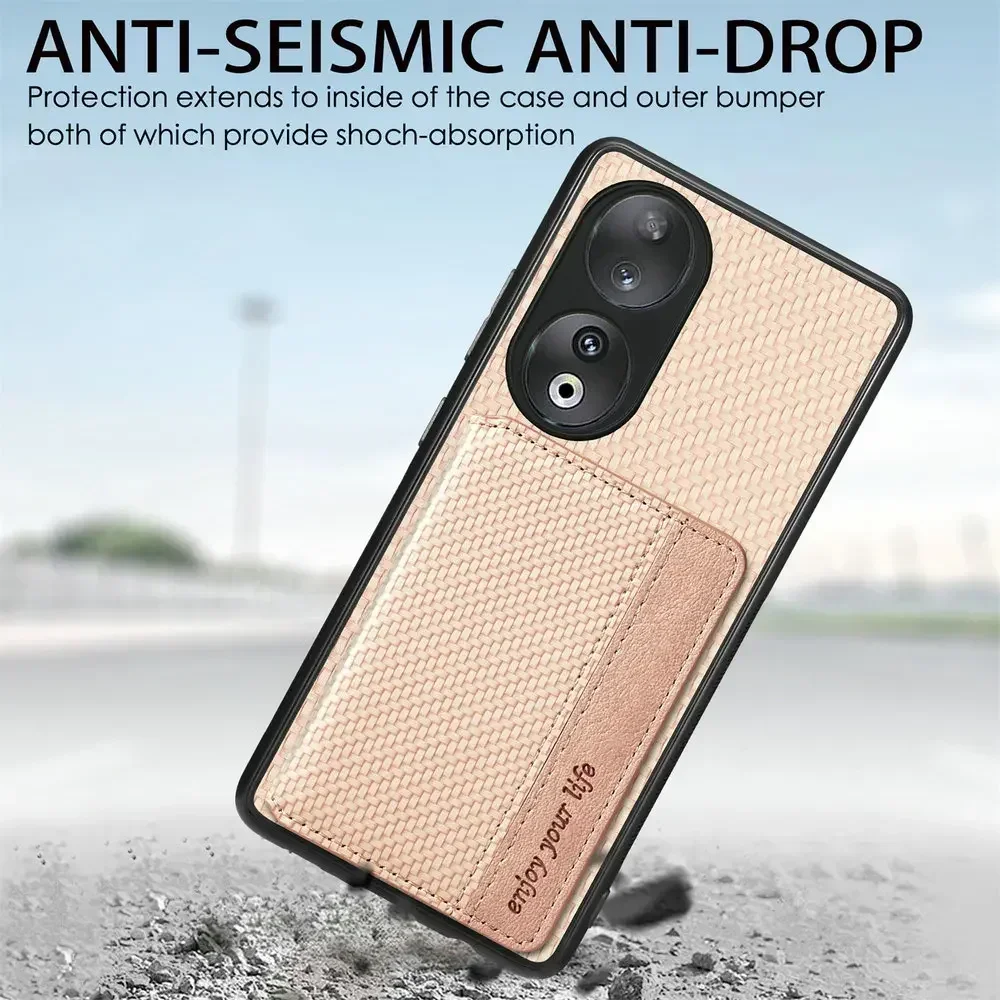 Чехол для карты HONOR 200 Smart Lite 90 5G 2024 кожаный чехол RFID Etui Honor Pro Honor90 100 70 50 с магнитной