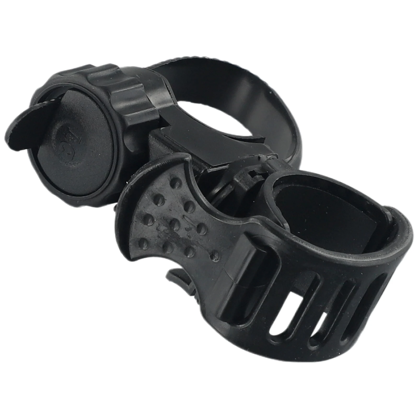 

360 Degree Holder Black Rotation Bicycle Handlebar Light Bracket Bike Handle bar Mount Lamp Clip Support.Clamp