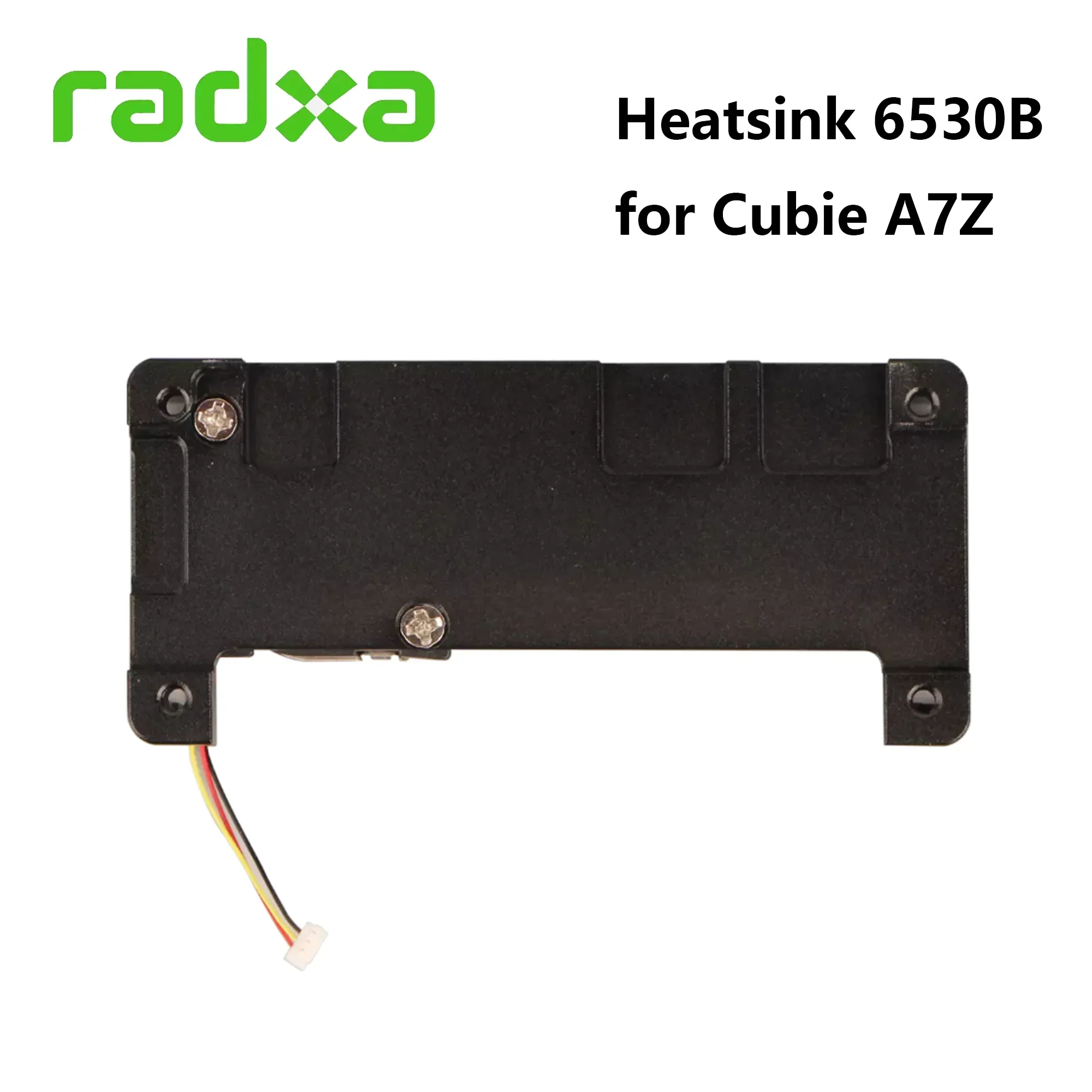 Фото Радиатор Radxa A7Z 6530B для Radxa Cubie A7Z, алюминиевый радиатор с вентилятором, управление скоростью ШИМ, эффективное рассеивание тепла №3