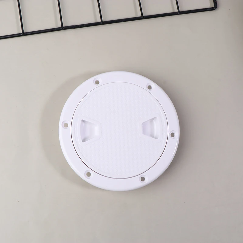 Белые Нескользящие Круглые Инспекционные Крышки — Размеры 4 Дюйма