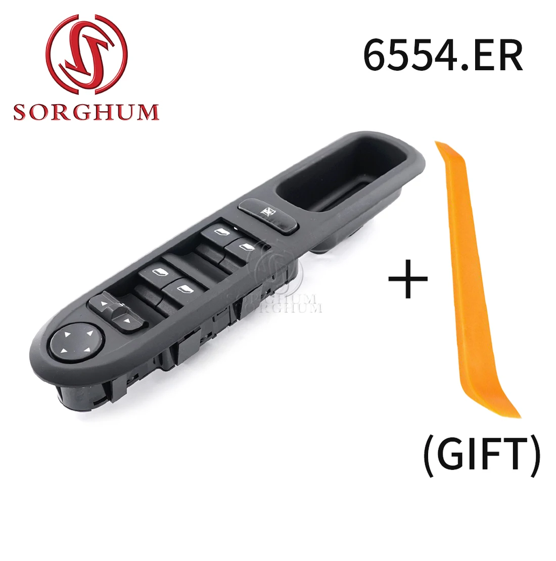 

Sorghum 6554.ER Car Styling Power Window Switch Button Panel For Peugeot 407 SW 2004-2010 6C 6D 6E Coupe 2004 - 2016 96468704XT