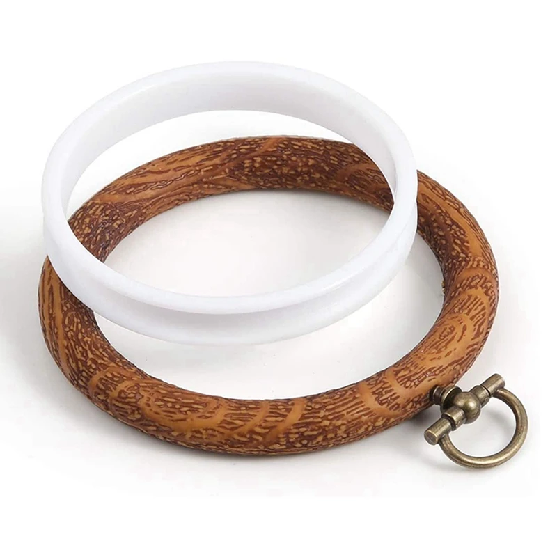 

20 шт., круглые кольца для вышивки