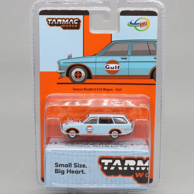 

Tarmac 1:64 Datsun510 Gulf Collection Metal Die-cast Simulation Model Cars Toys