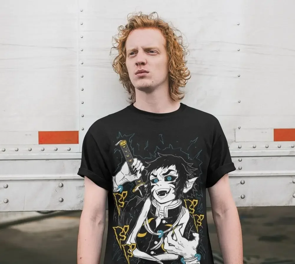 Каигаку Футболка Demon Slayer Kimetsu No Yaiba Аниме Размер рубашки Все размеры