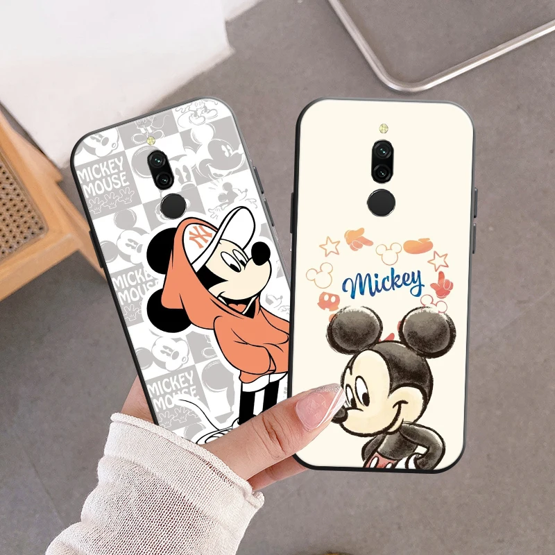 

Disney Pop Mickey Mouse For Xiaomi Redmi Matte Black Cover Silicon TPU Soft Cases Back Cover Redmi 8 8A Case Black Coque Funda