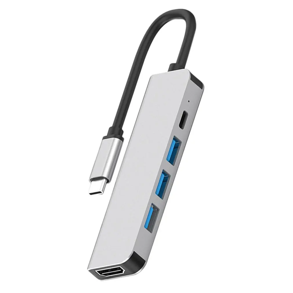 

Док-станция для ноутбука 5 в 1, USB 3,0 Type-C на HDMI