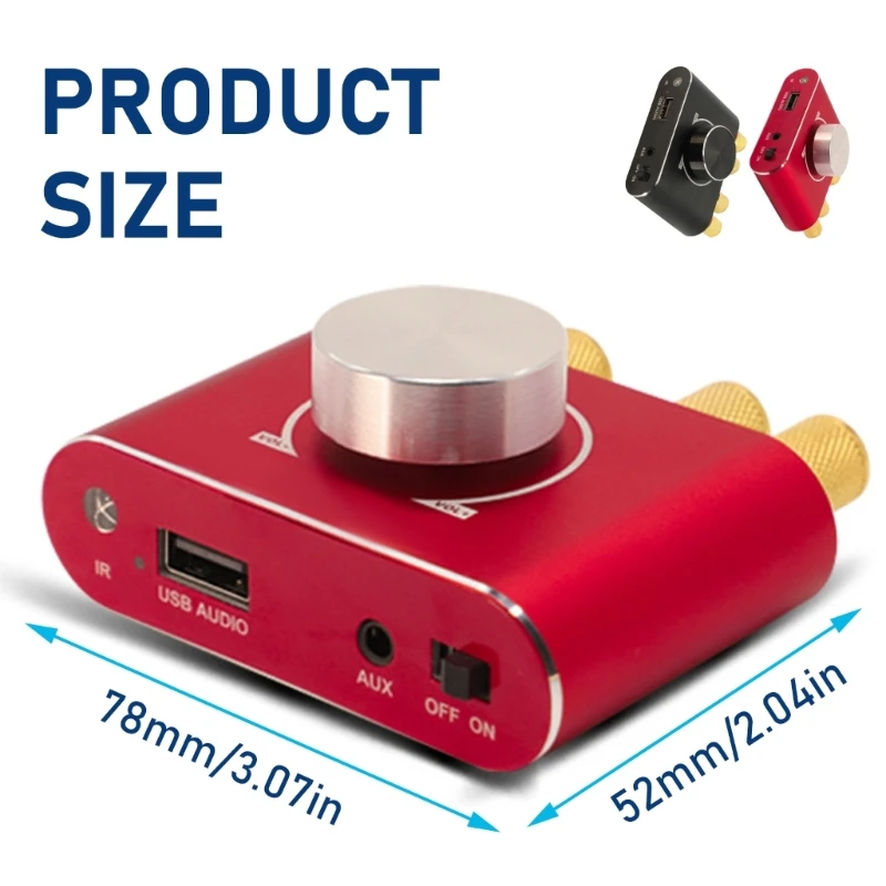 Bluetooth-совместимые усилители мощности 50Wx2 TPA3116D2 чип с Bluetooth-совместимый/USB вход