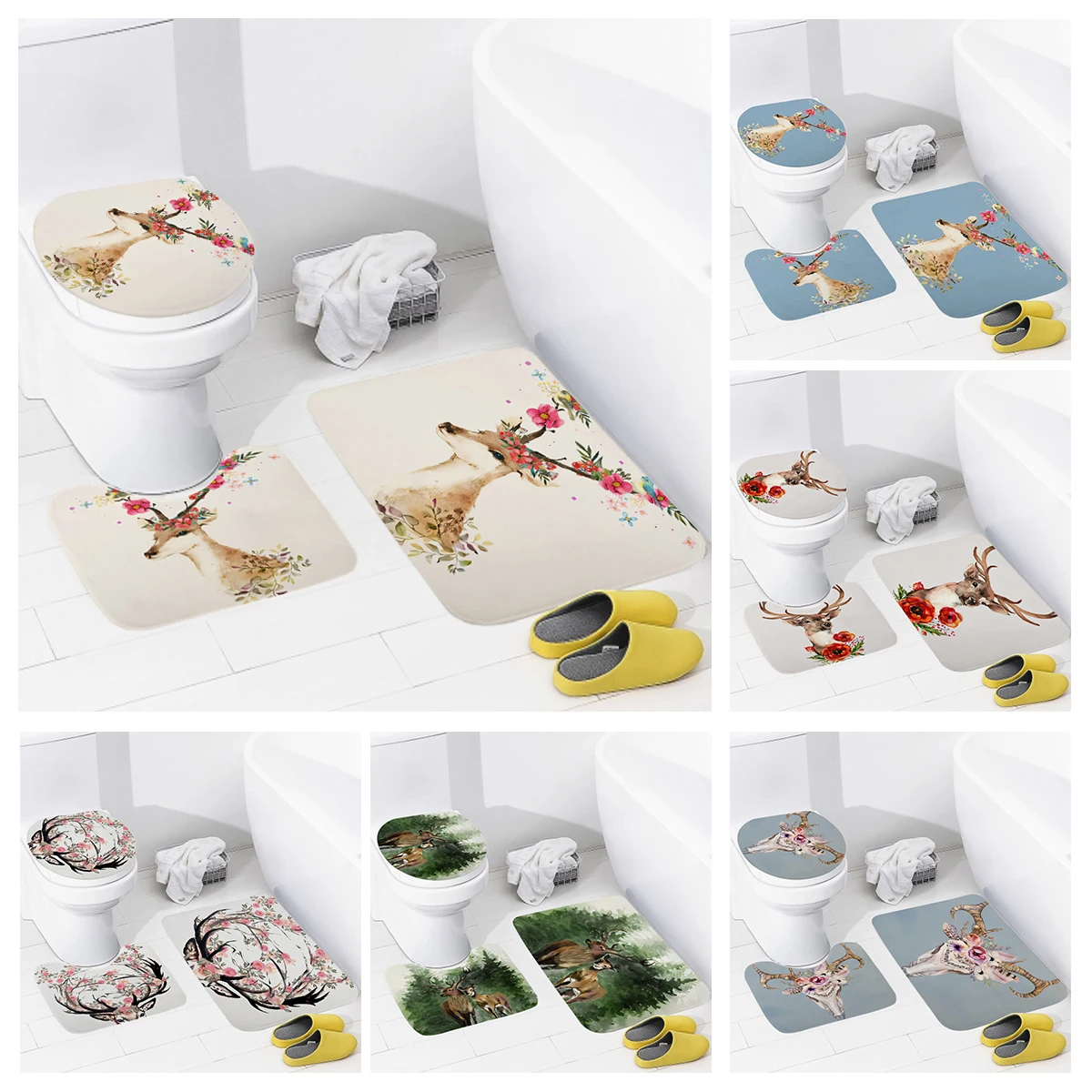 Домашние коврики для ванной комнаты коврик ног в стиле животного современные