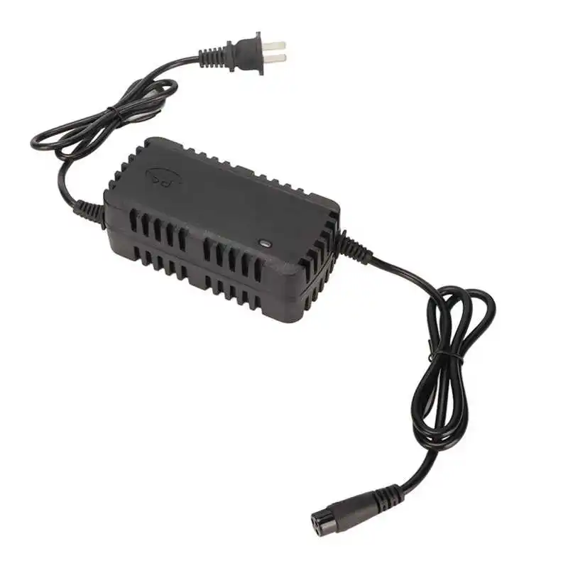 

Electric Bike Charger 24V 1.6A Electric Bike Power Charger Fireproof Housing US Plug 90‑230V for Electric Bike