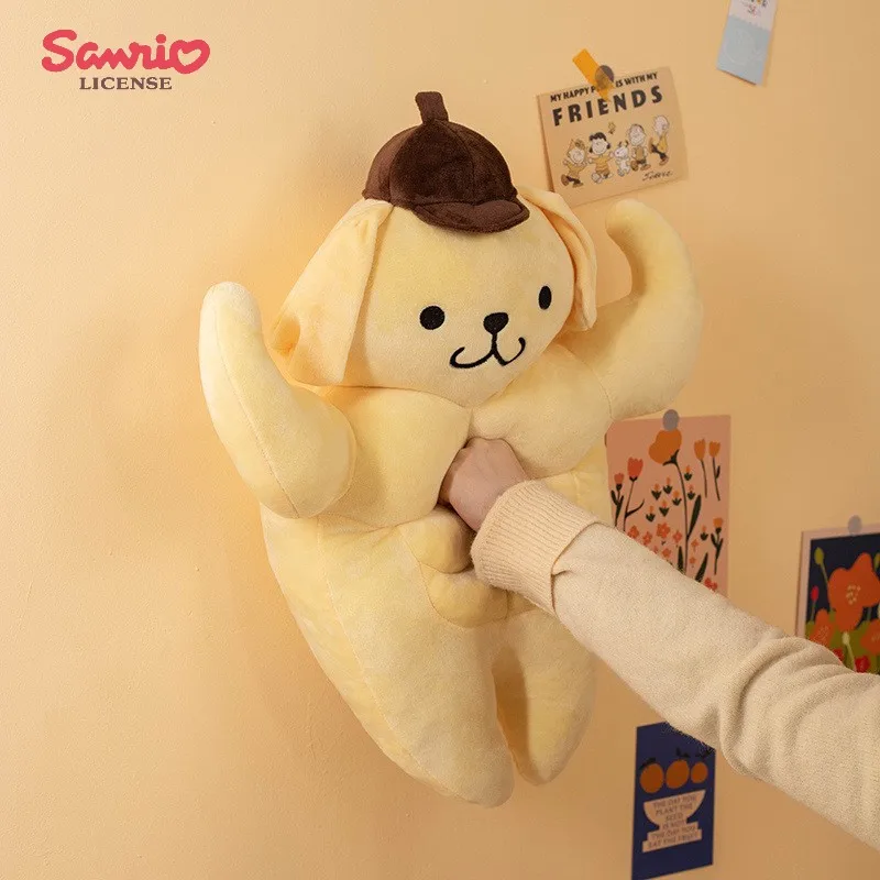 

Новинка, подушка для бойфренда Sanrio An Quanli, 58/85 см, для брюшных мышц, пуриновая подушка для бойфренда, плюшевая игрушка, подарок для девочек