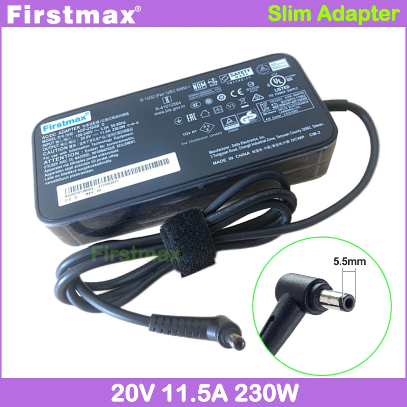 ADP-230GB D 20 В 11 5 А 230 Вт адаптер переменного тока для MSI GS66 Stealth 10UE 10UG 10UGZ 10UH 10UHZ MS-16V3