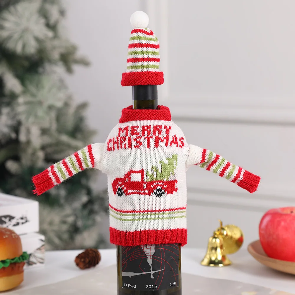 

Рождественские чехлы для бутылок MOONBIFFY