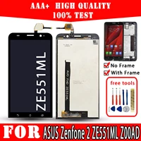original lcd for asus zenfone 2 ze551ml z00ad display premium quality touch screen replacement parts phones repair free tools