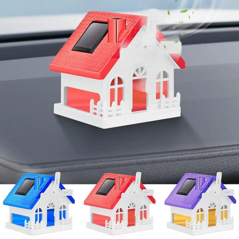 

Windmill Shape Aromatherapy for Car Solar Powered Auto Instrument Panel Air Freshener Car Decoration Dashboard Perfume Ornaments