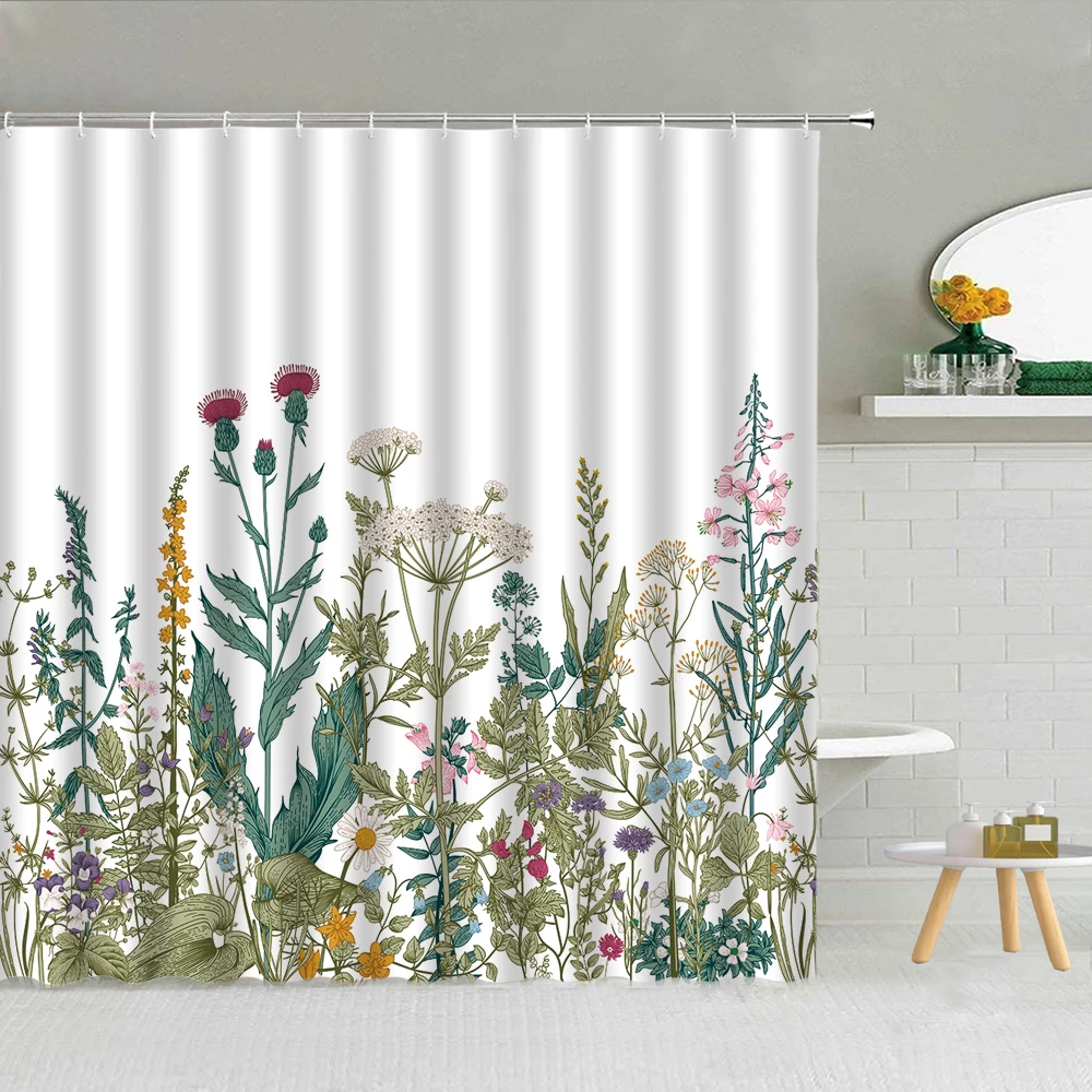 

Accessories Polyester Bath Shower Mildew Resistant Waterproof Home Decor Shower Curtain Bath Curtain