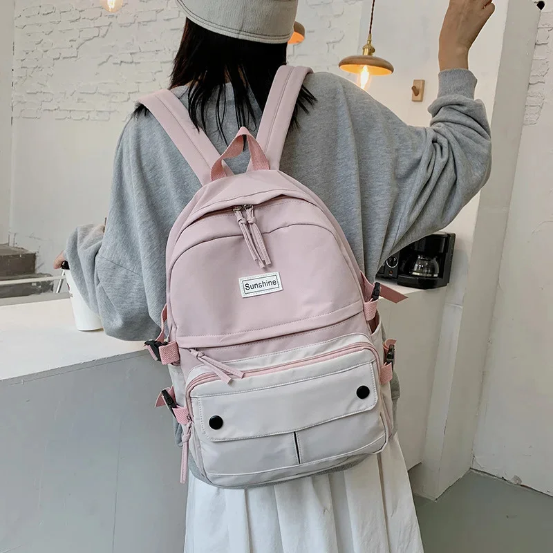 

Школьные ранцы для девочек и мальчиков, многофункциональный дорожный рюкзак для подростков, Модная молодежная сумка на плечо в Корейском стиле, рюкзак для ноутбука