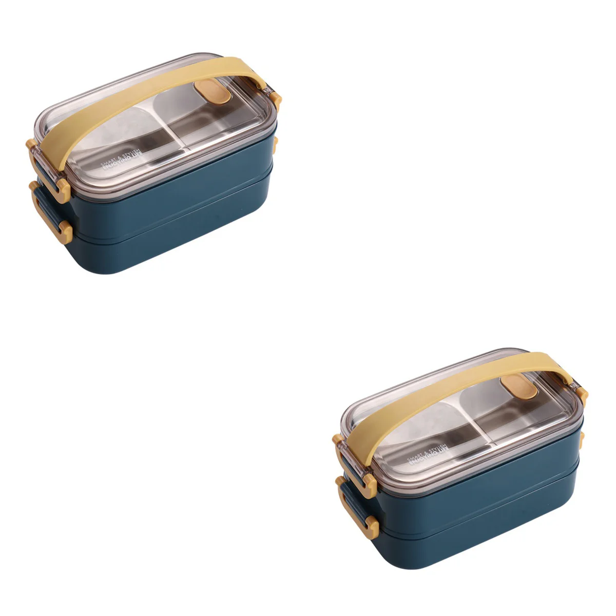 

2 шт. Практичный Прочный пищевой контейнер премиум-класса, коробка бенто для школы, кухни, дома