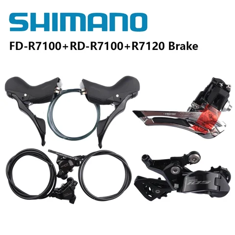 Механический задний переключатель передач SHIMANO 105 R7100, задний переключатель передач для дорожного велосипеда