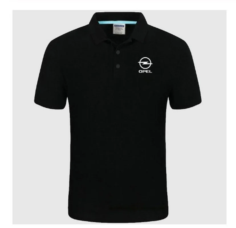 

2022 NEW for OPEL logo Polo Shirt Men summer Short Sleeve Polo Shirt Cotton spring Casual Men's Polos