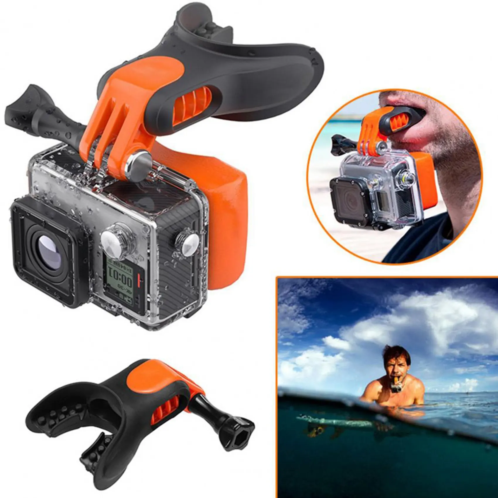 Мундштук с креплением на рот для экшн-камеры GoPro Hero 7/6/5
