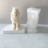 king lion candle mold home decoration aromatherapy plaster ornament silicone molds evil devil owl skeleton resin mould
