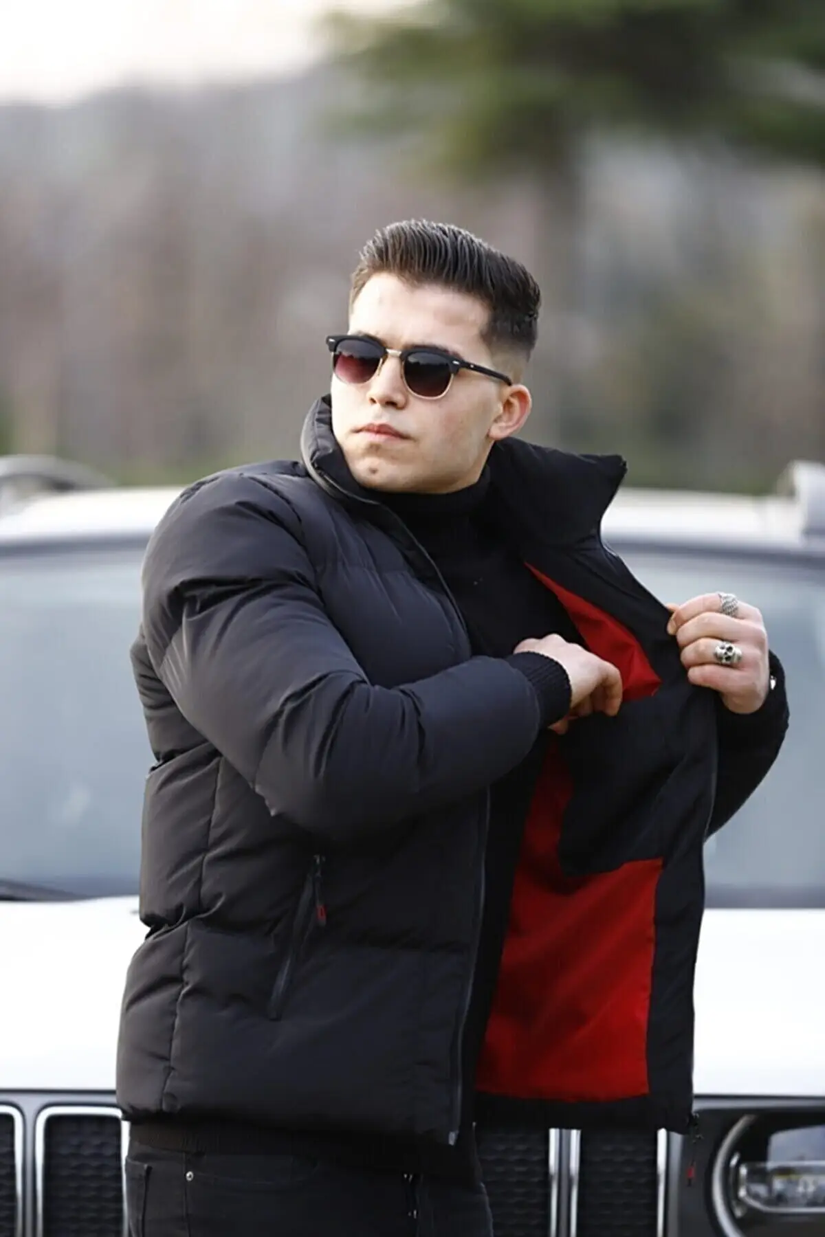 Men's Black Inflatable Jackets