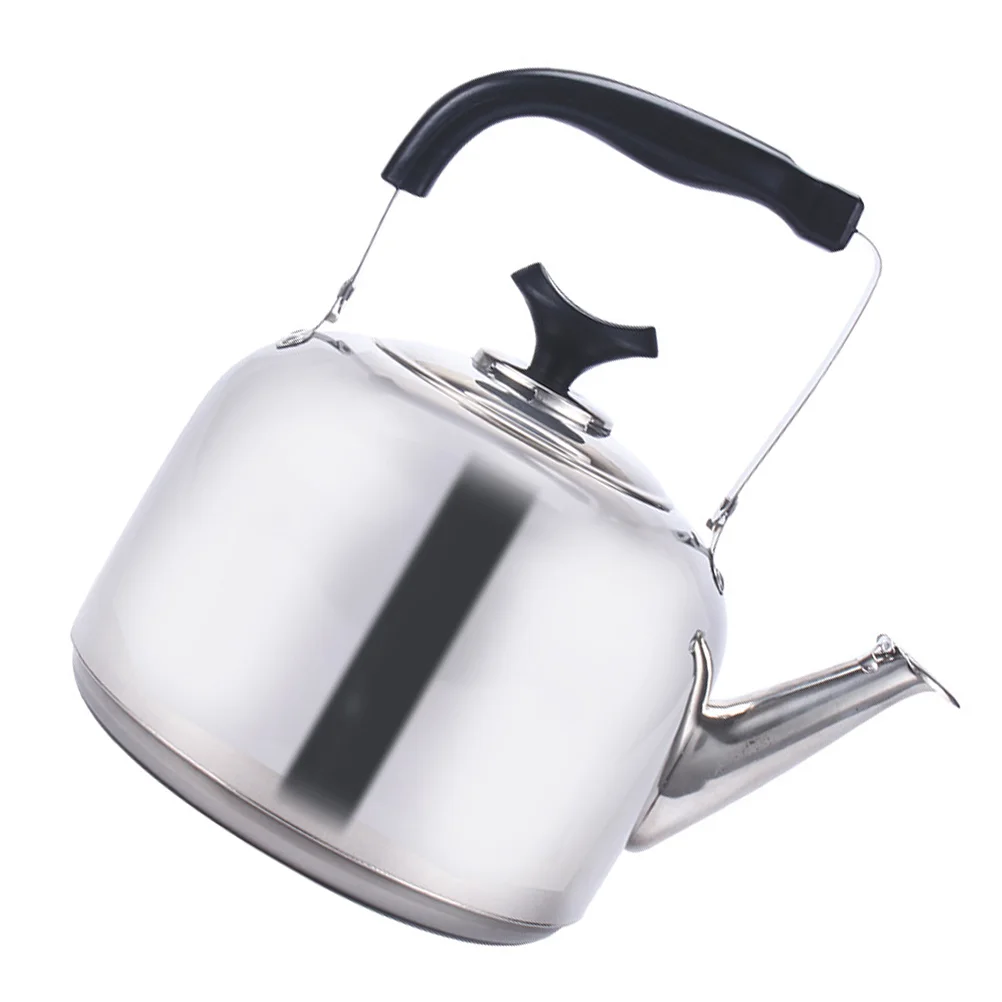 

Kettle Whistling Tea Water Stovetop Teapot Stainless Steel Gas Boiling Coffee Loud Teakettle Boil Hot Capacity Cooking Large