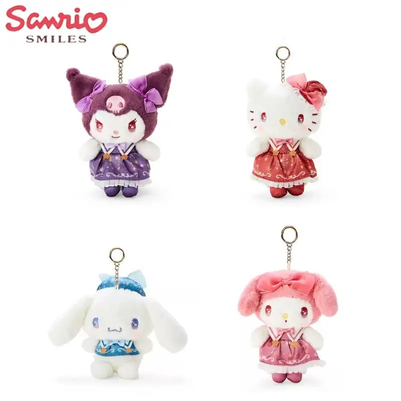 

Cinnamoroll Anime Plush Keychain Kawaii Sanrio Hellokittys Sweet Doll Toy Kuromi Cartoon Bag Hanging Accessories Birthday Gift