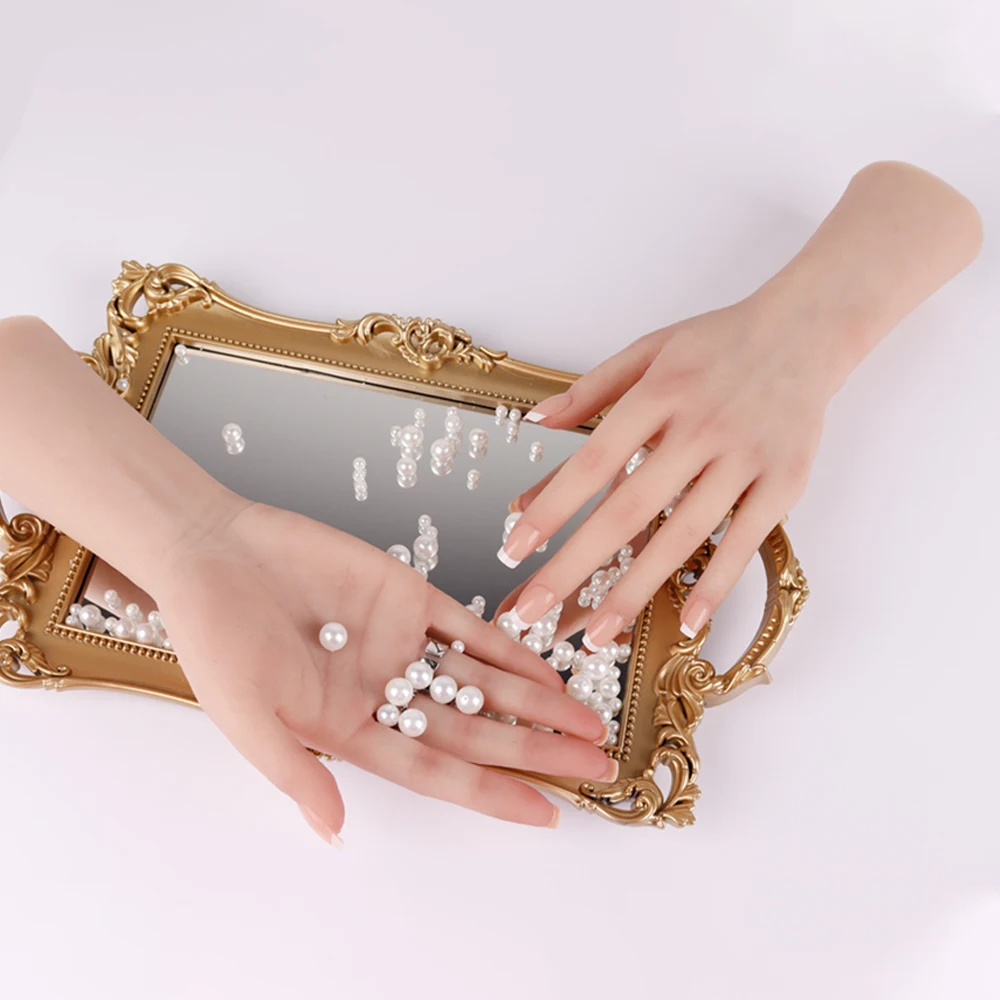 Реалистичная силиконовая Женская Ручная модель искусственный женский ручной