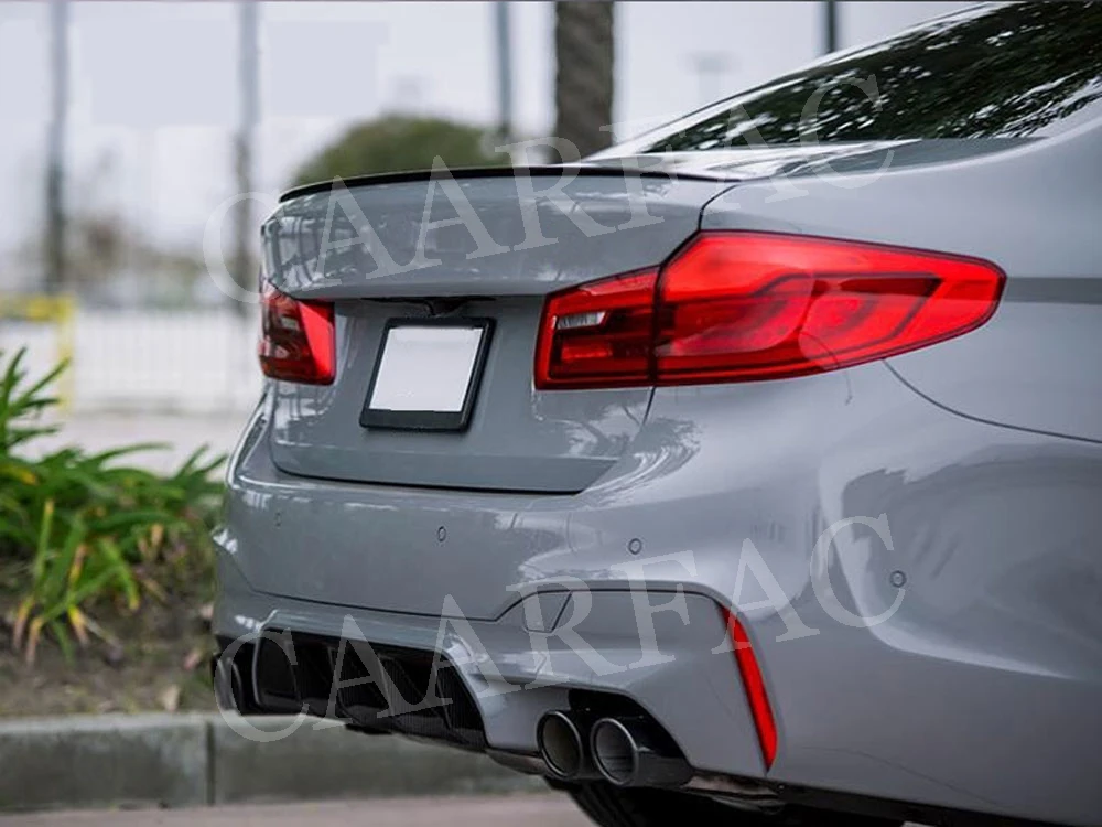 Диффузор для заднего бампера из углеродного волокна спойлер BMW 5 серии F90 M5 Седан 4