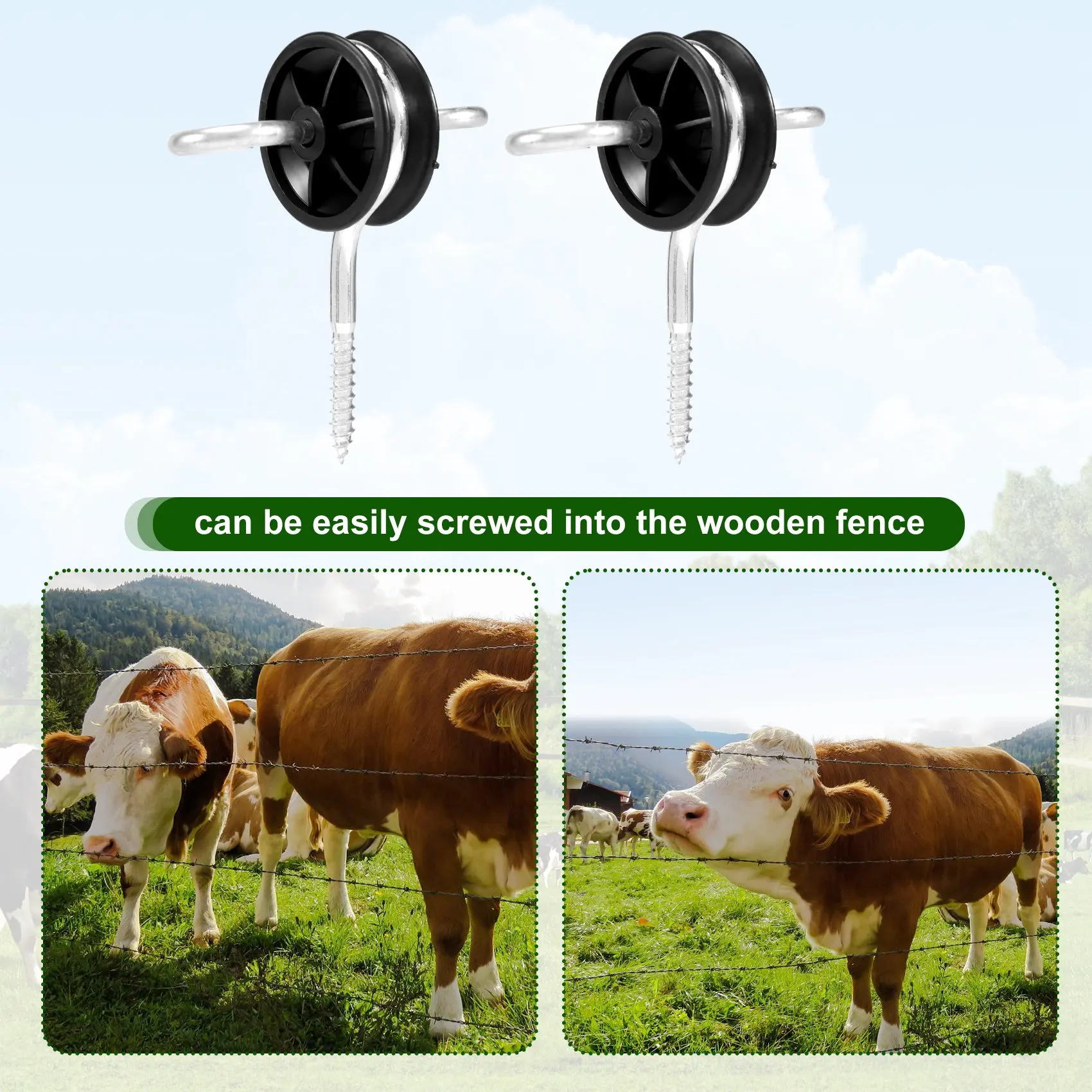 10 шт. изоляторы для электрического забора