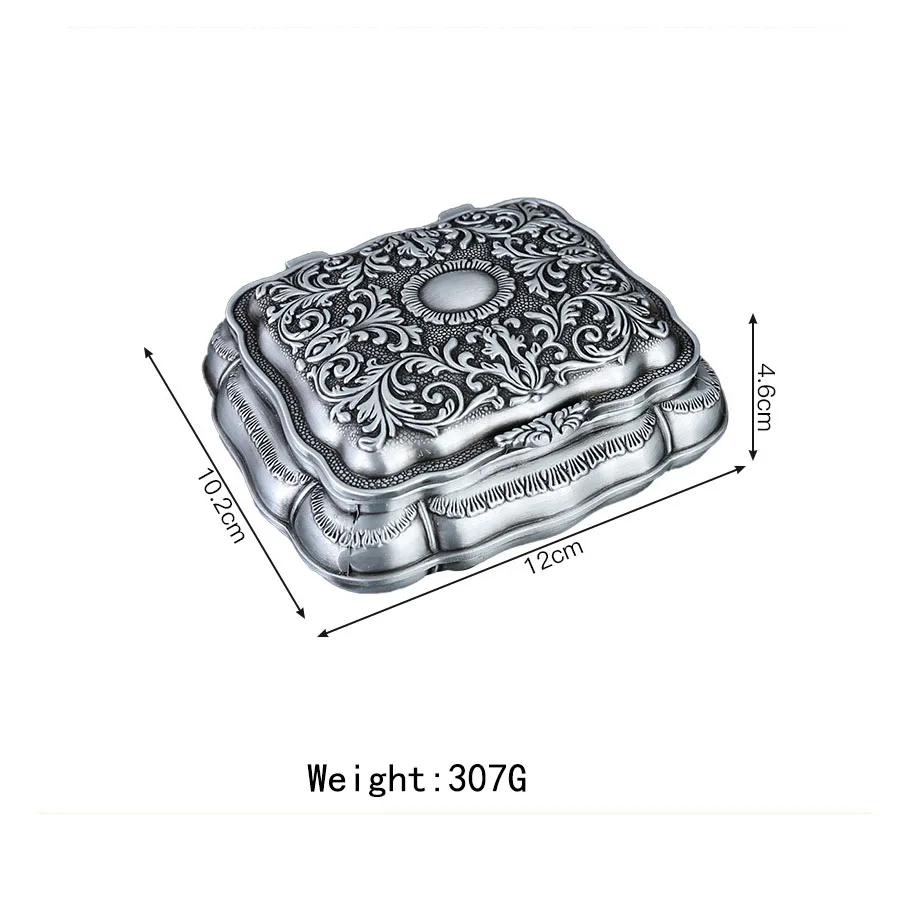 Металлическая шкатулка для украшений