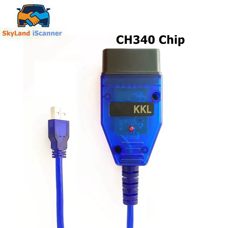 Диагностический кабель для VAGCOM для VAG KKL 409 с CH340 для VAG409 OBD2 USB-интерфейс диагностический кабель OBDII сканер