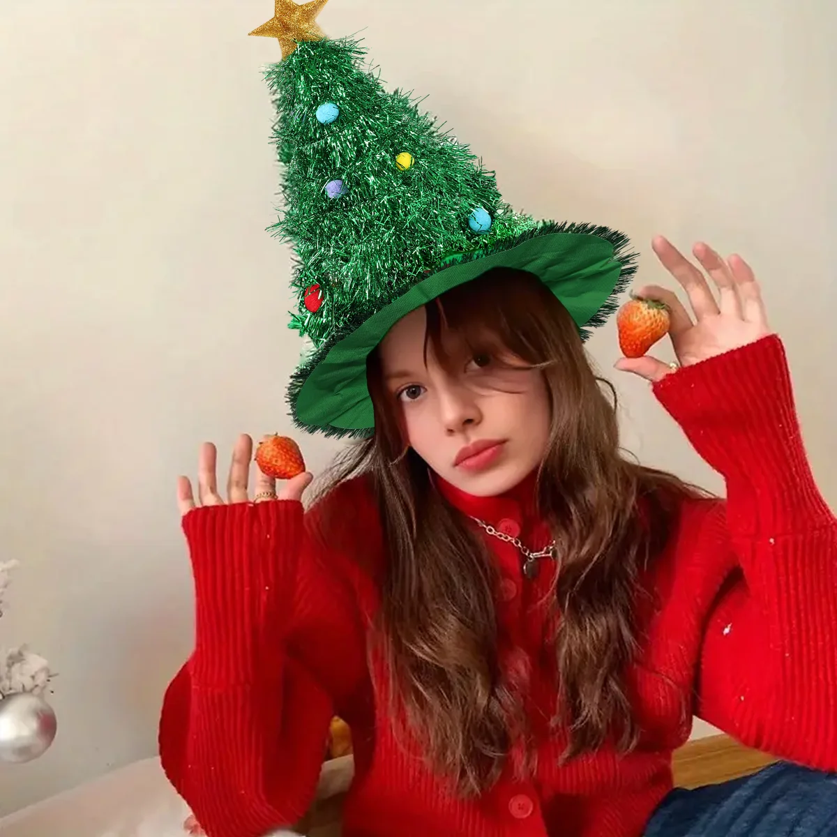 Креативная Рождественская Шапка Для Девочек Праздничный Головной Убор Эльфа С