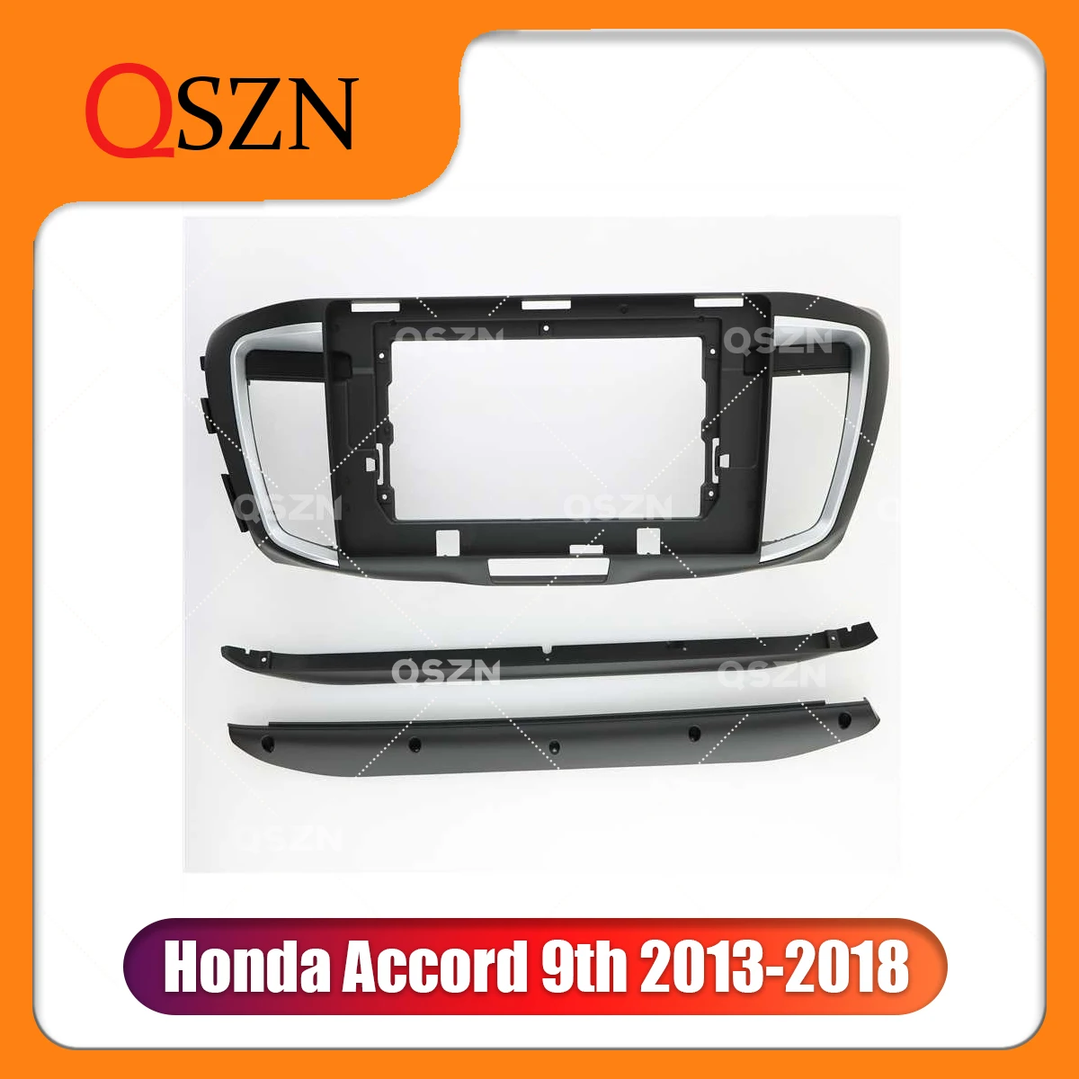 

QSZN 10.1 Inch Car Frame Fascia For Honda Accord 9th 2013-2018 Panel Dash Mount Installation Double Din Car Dvd Frame Kit