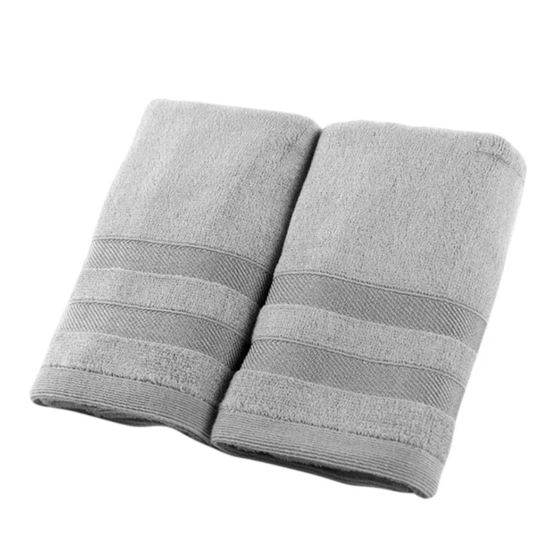 

34x75cm Bamboo Fiber Towel Adult Sport Thick Soft Absorbent Washcloth Solid